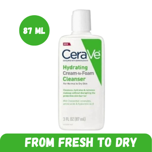 CeraVe Hydrating Cream to Foam Cleanser - 87ml