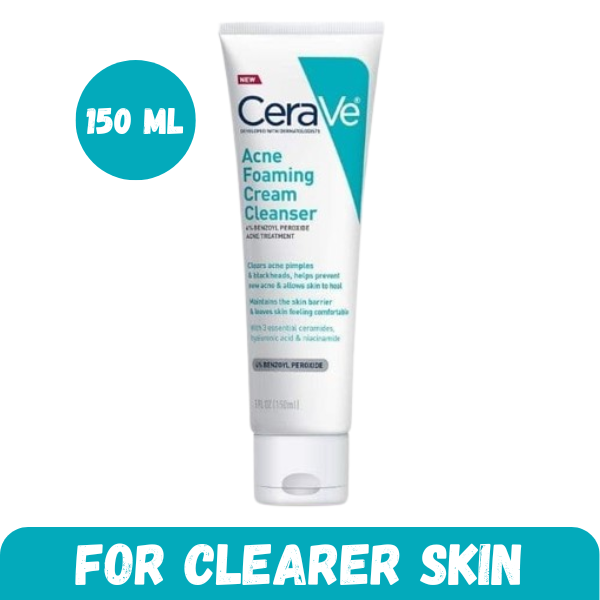 CeraVe Acne Foaming Cream Cleanser - 150ml