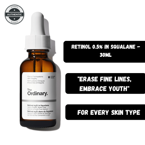 Retinol 0.5% in Squalane - 30ml