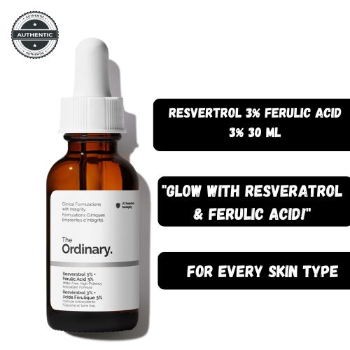 Resvertrol 3% Ferulic Acid 3% 30 ml